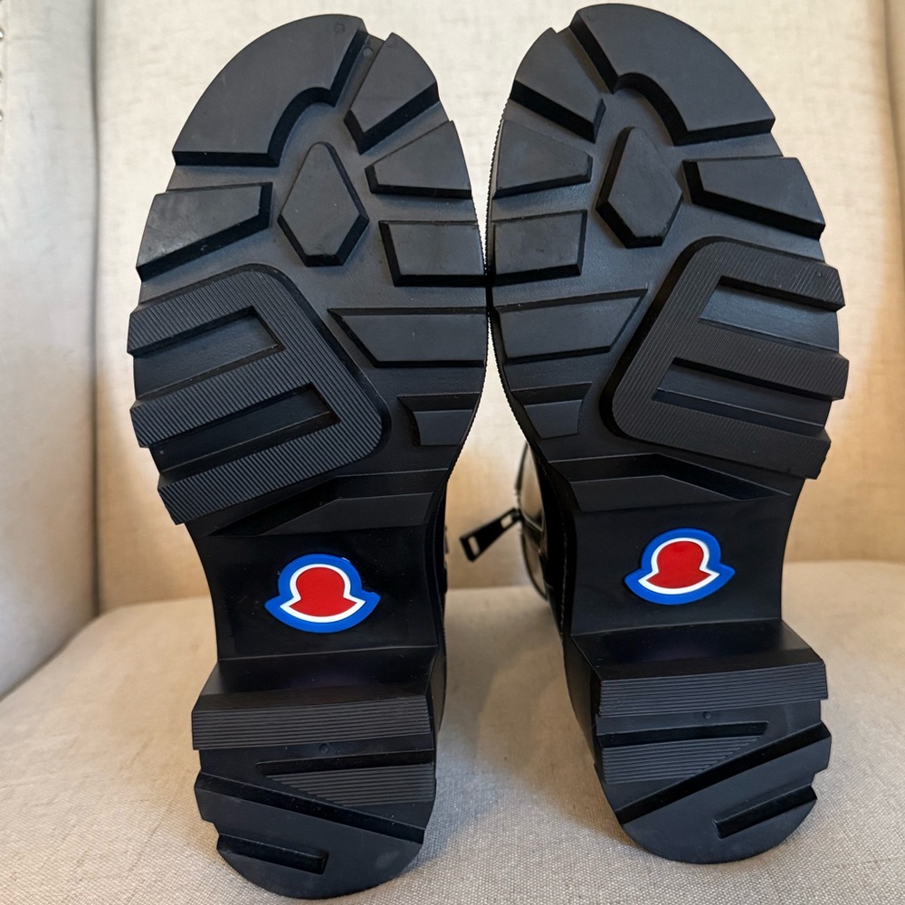Moncler Black Loftgrip Rain Boots - Picture 9 of 13